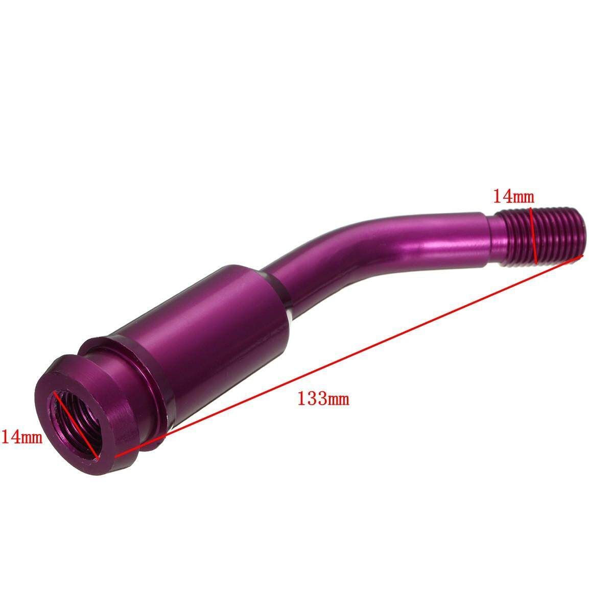 Angled Gear Stick Extension Knob Shifter Lever Extender For VW T4 Purple Purple