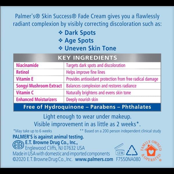 Skin Success Anti-Dark Spot Fade Cream 125g
