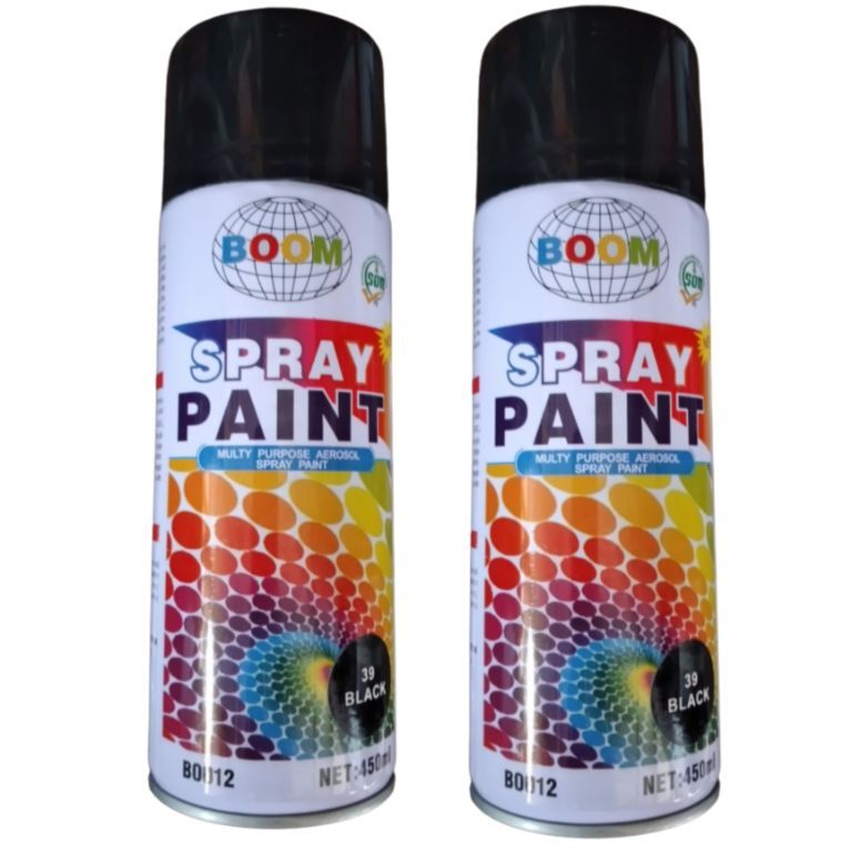 2pcs Black Spray Paint
