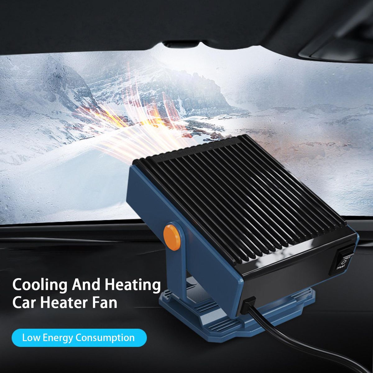 Windshield Heater Auto Windshield Defroster Cyan