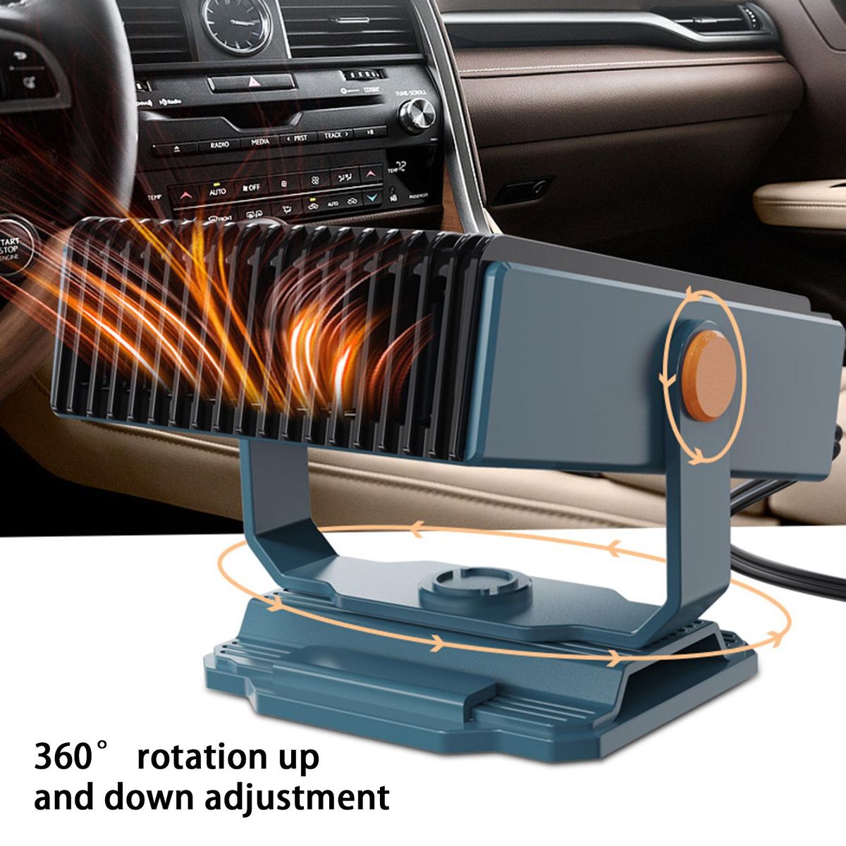 Windshield Heater Auto Windshield Defroster Cyan
