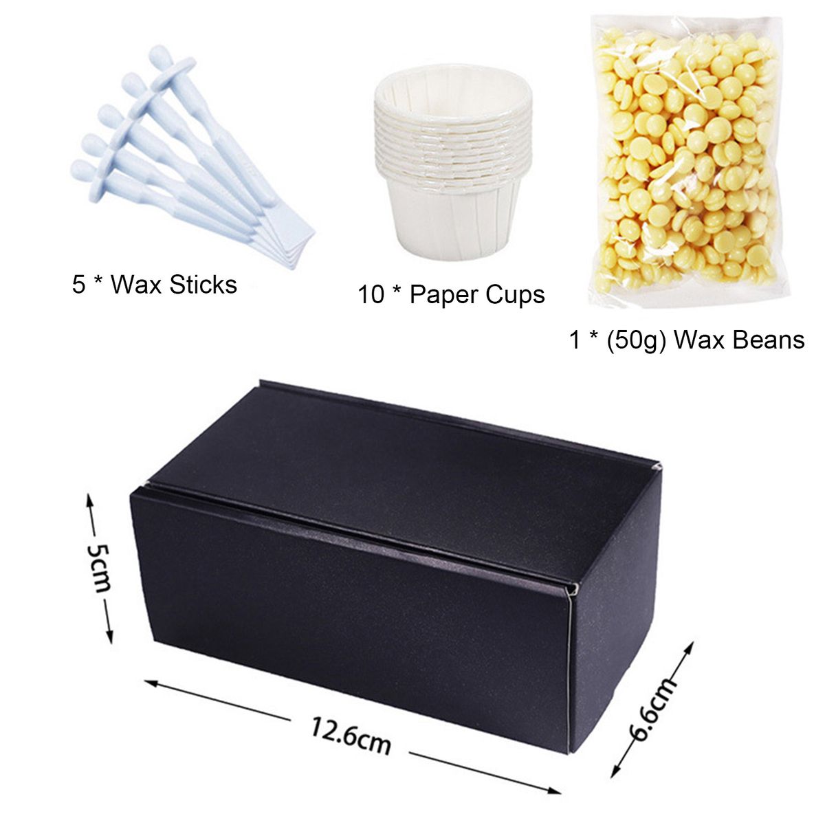 Wax Bean Kit Nose Hair Removal Wax Kit Wax Applicators