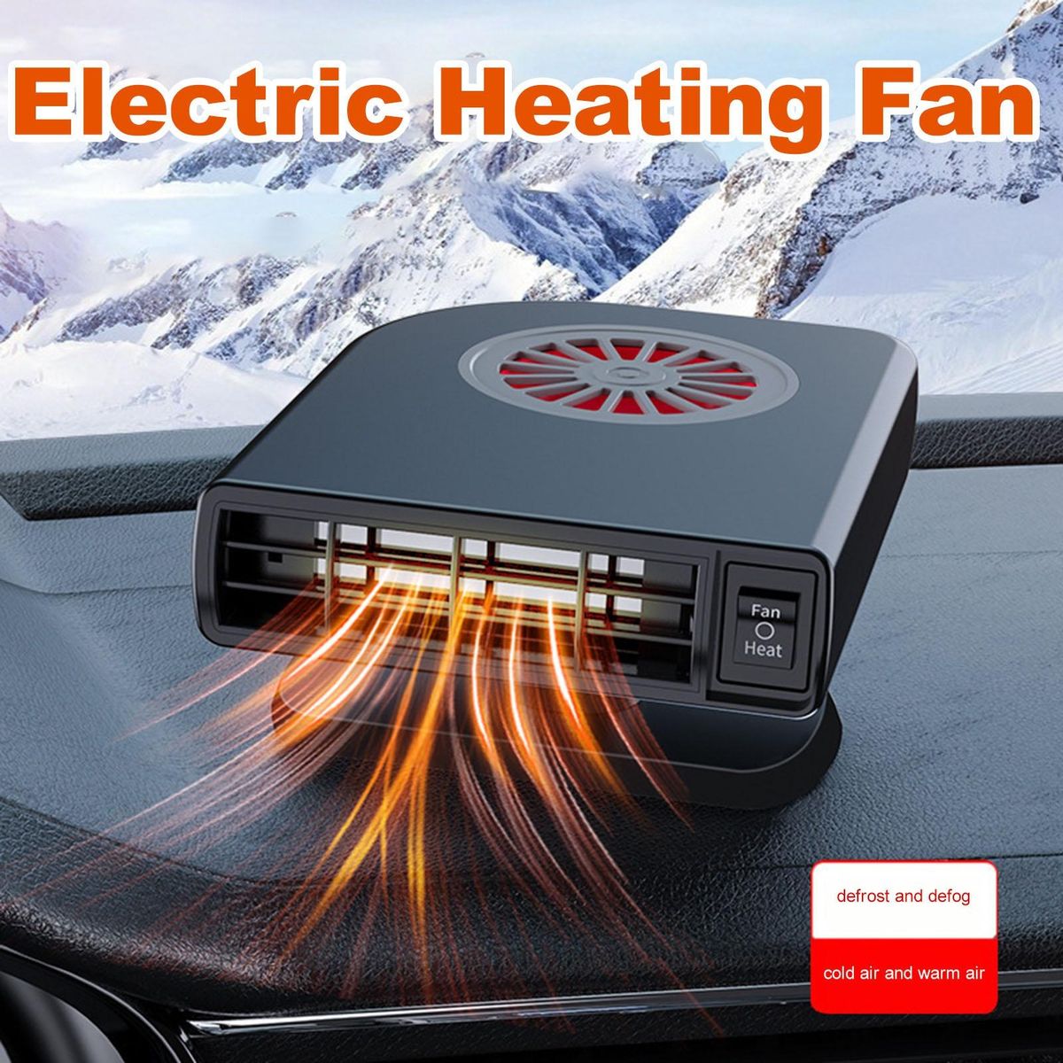 Car Defroster Cooling And Heating Windshield Heater DC24V