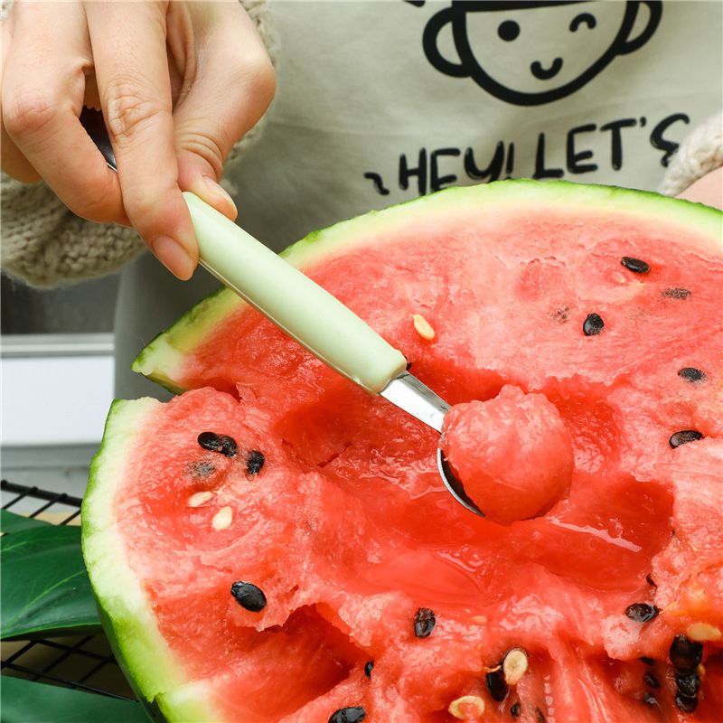 2pcs Double-ended DIY Fruit Carving Cutter Spoon Gadgets