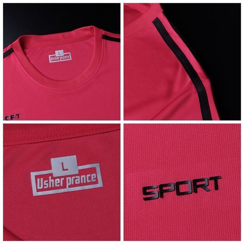 Two Piece Short Sleeve Jogging T Shirt Shorts Men Set