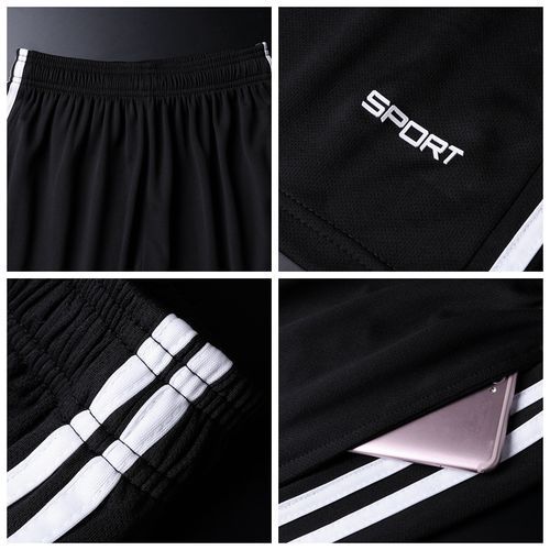 Two Piece Short Sleeve Jogging T Shirt Shorts Men Set