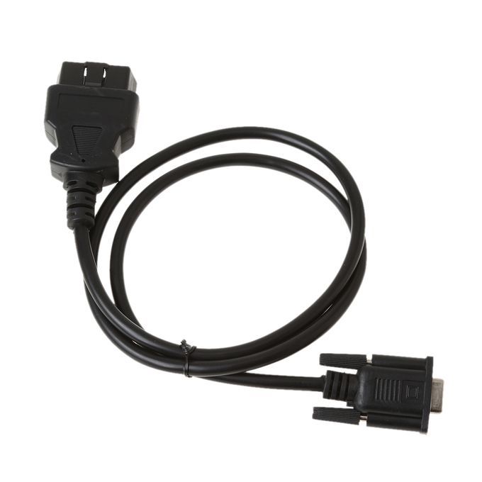 OBD2 16Pin To DB9 9pin Serial Port RS232 OBD 2 Adapter Cable Car