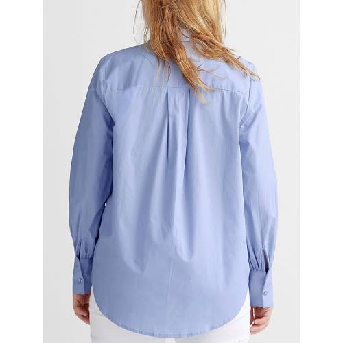 Hulda Crisp Cotton Blouson Shirt