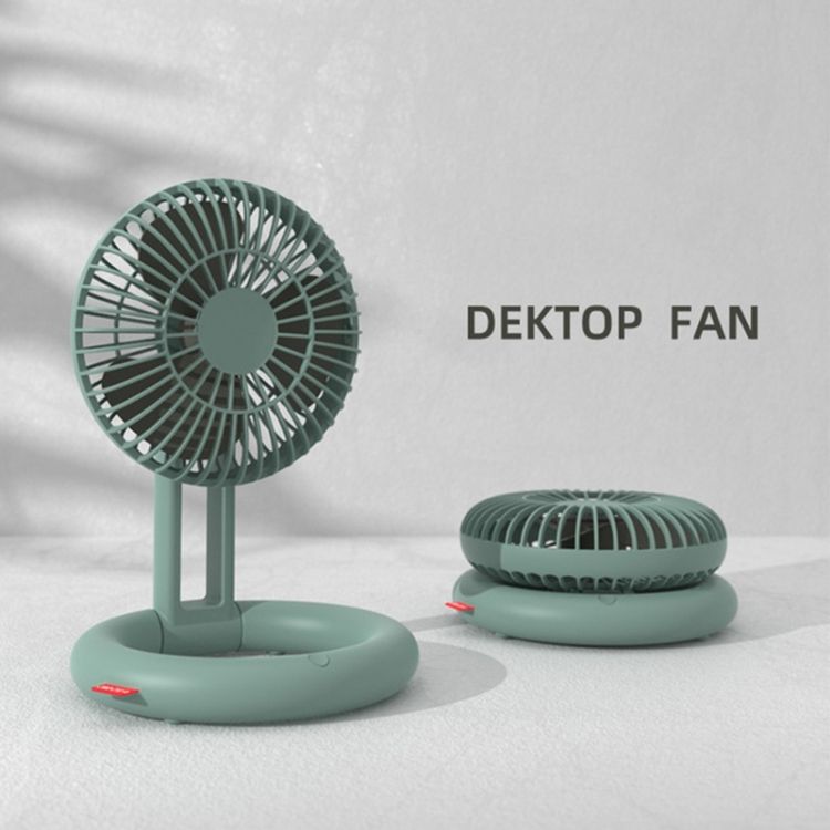 Mini Handheld Portable Laying Desktop Folding Fan
