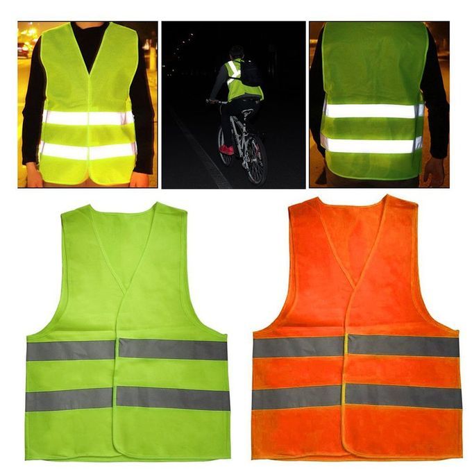 Safety Reflective Vest Sanitation Overalls Protective Yellow