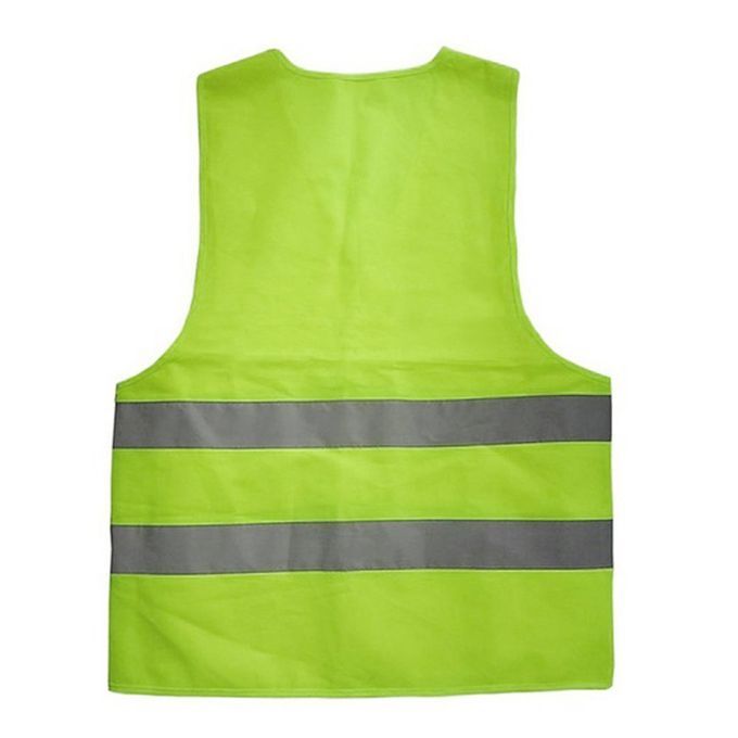 Safety Reflective Vest Sanitation Overalls Protective Yellow