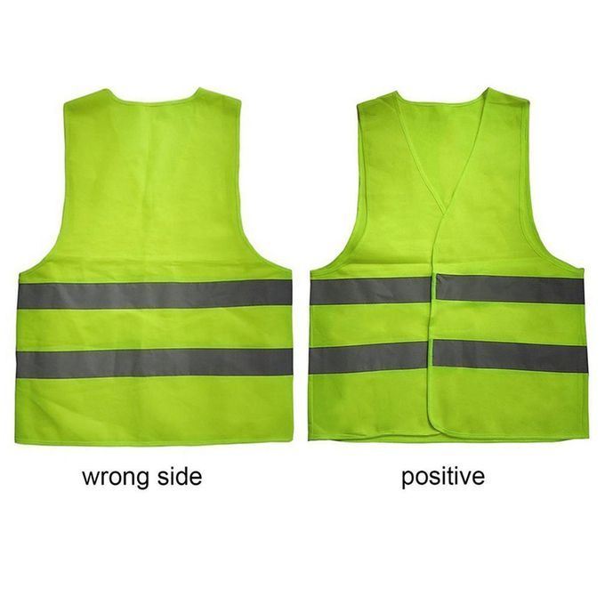 Safety Reflective Vest Sanitation Overalls Protective Yellow