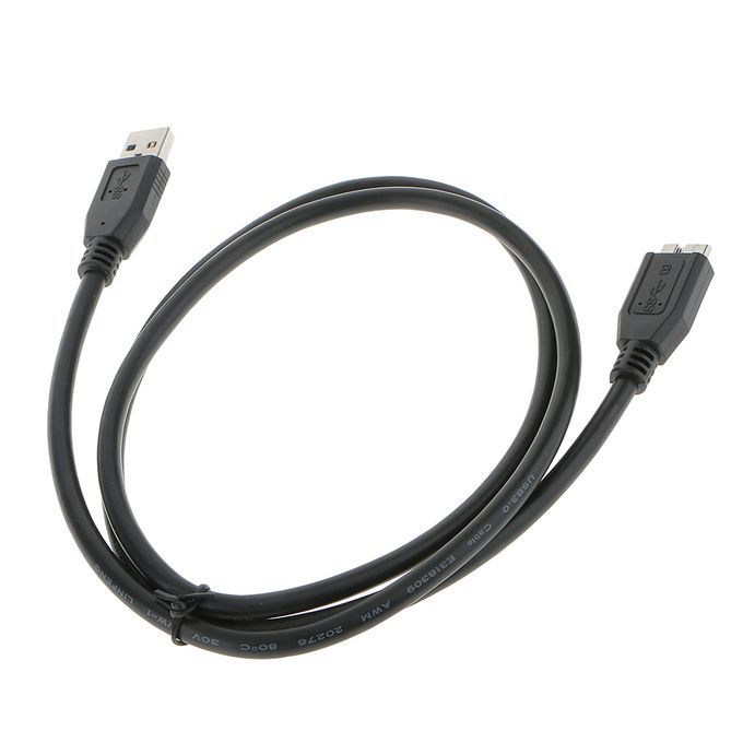 USB 30 Power Charger Data SYNC Cable For Toshiba External Hard Drive