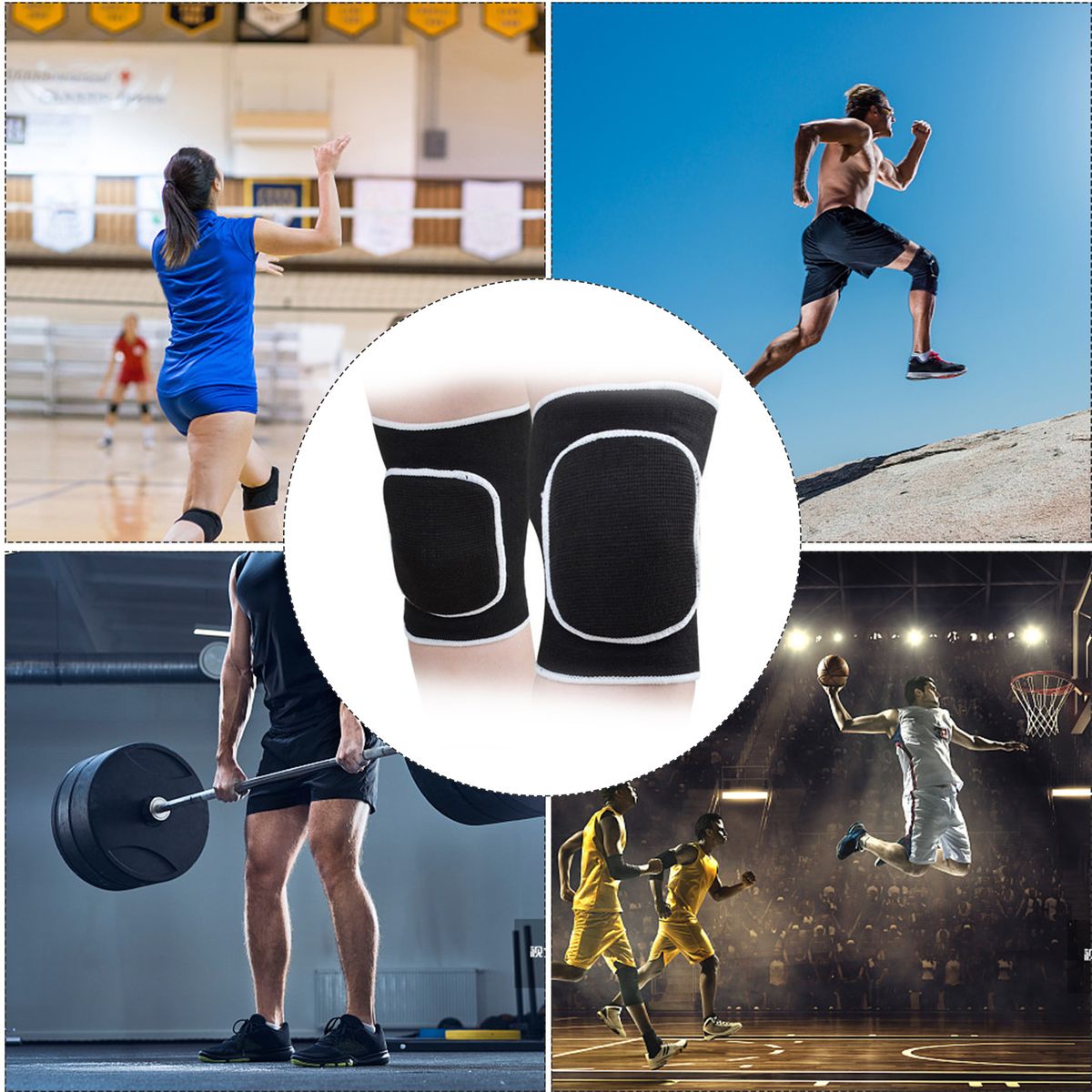 Kneepads Knee Protector Fitness Soft Breathable Knee Guards