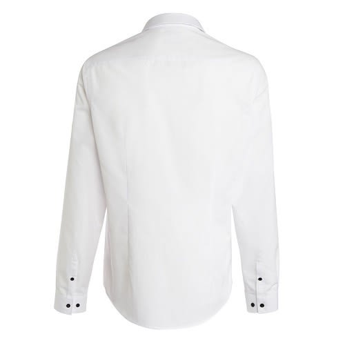 Wing Tip Collar Long Sleeve Slim Fit Shirt