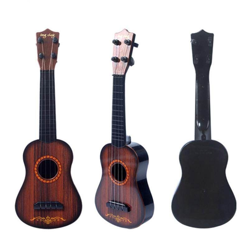 17” Beginner Uke Ukulele Kid Play Educational String Musical Acoustic Instrument # Yellow Spade Color