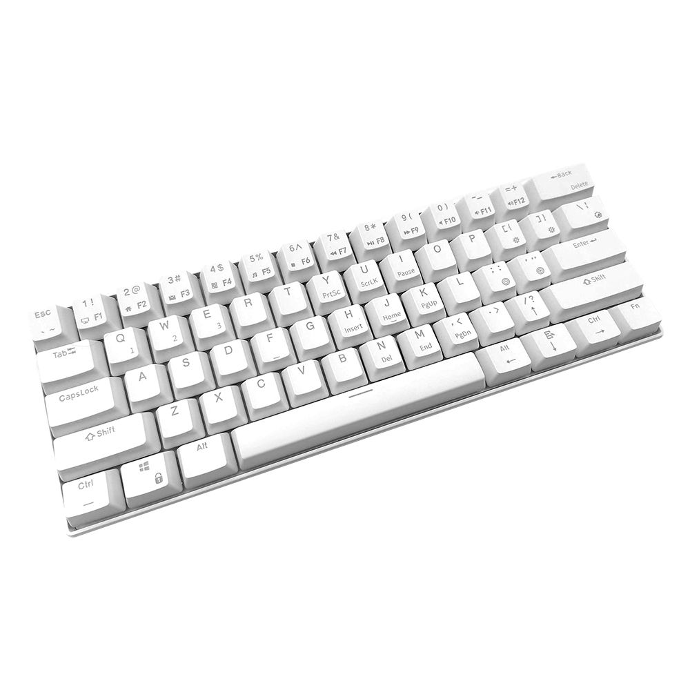RK61 BT Wired Dual Mode Keyboard Blue Backlight 61 Key Mini