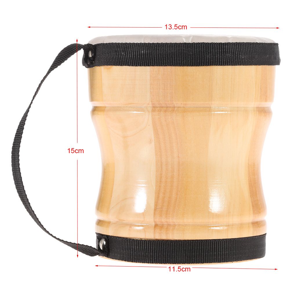 Kids Children Wood Hand Bongo Drum Musical Toy Percussion