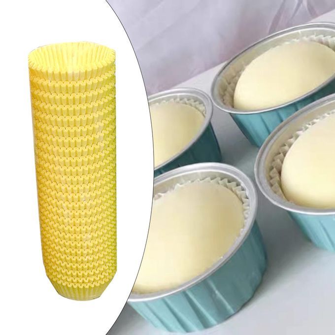 600x Baking Cups Liners Paper Cake Cases For Party Baby Showers Yellow