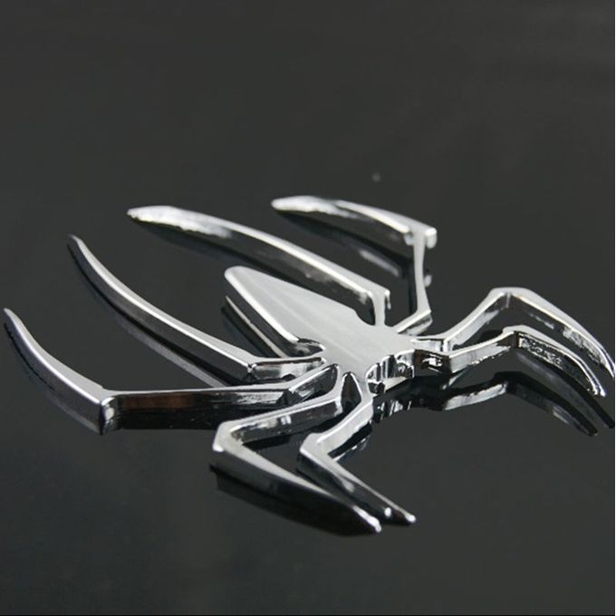 1 PC Metal 3D Car Spider Shape Truck Motor Decal Universal Sticker