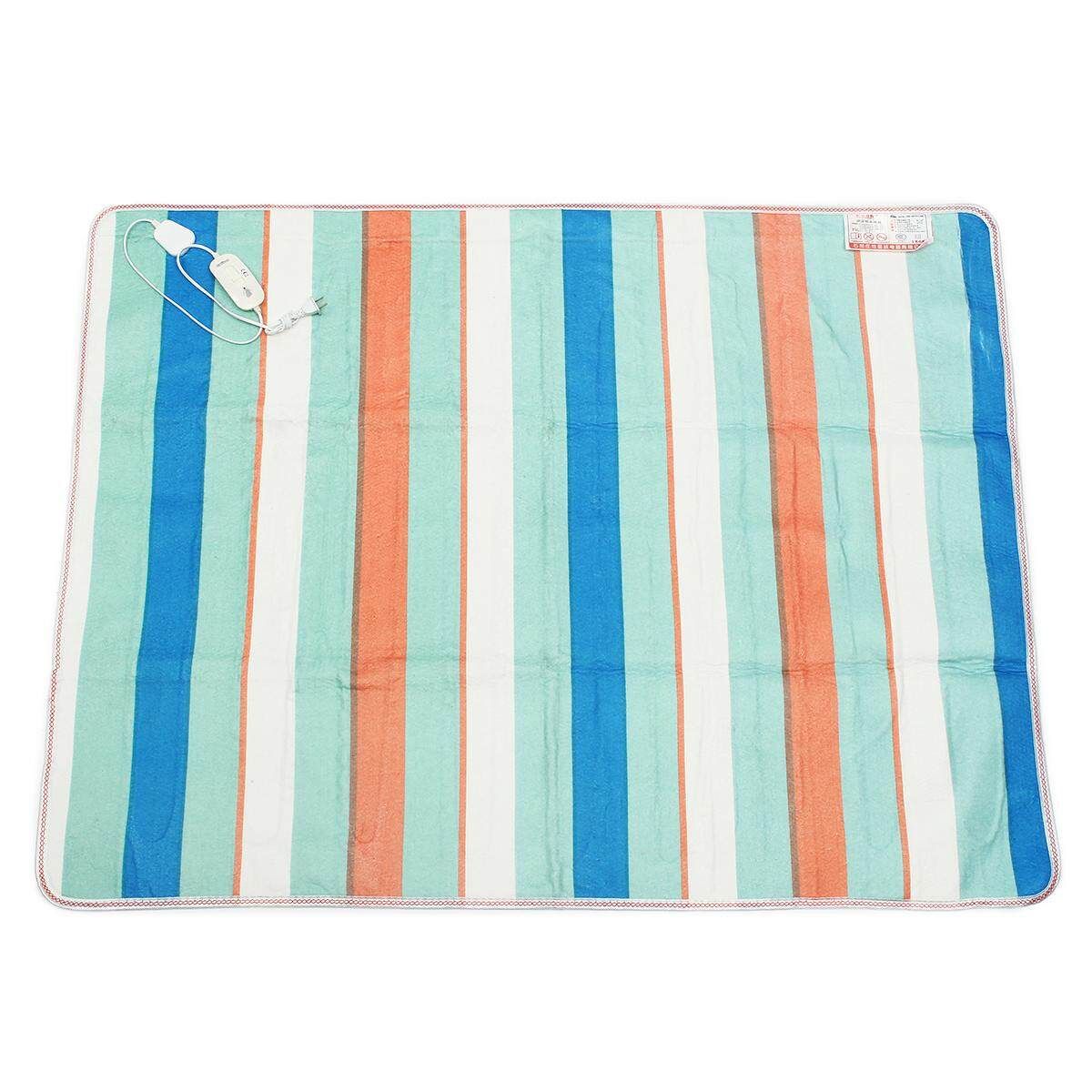 145*115 Cm 220V Electric Heated Blanket Polyester Floral Printed Bedroom Blankets Double