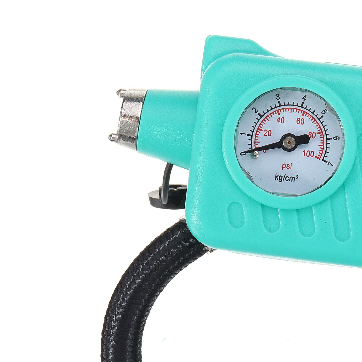 12V Portable Air Compressor Cordless Electric Auto Car Bike Tire Inflator [Green]