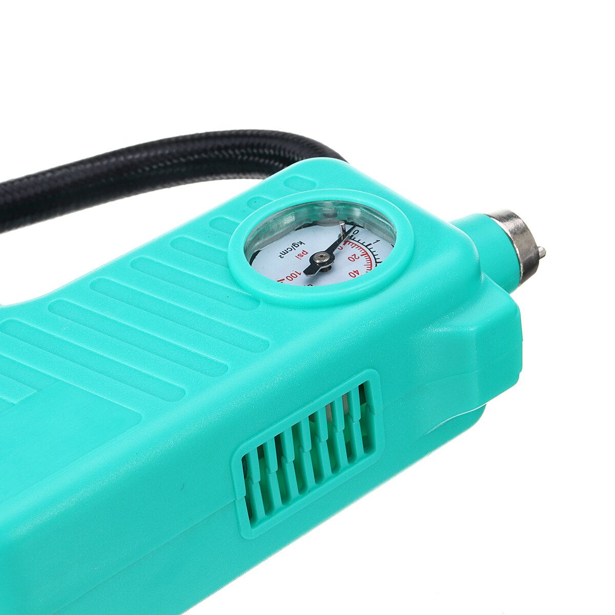 12V Portable Air Compressor Cordless Electric Auto Car Bike Tire Inflator [Green]