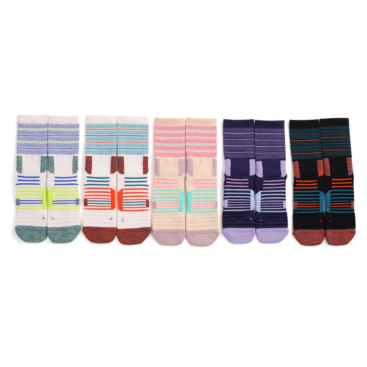 Sport Cushioned Socks Basketball Cycling Running Athletic