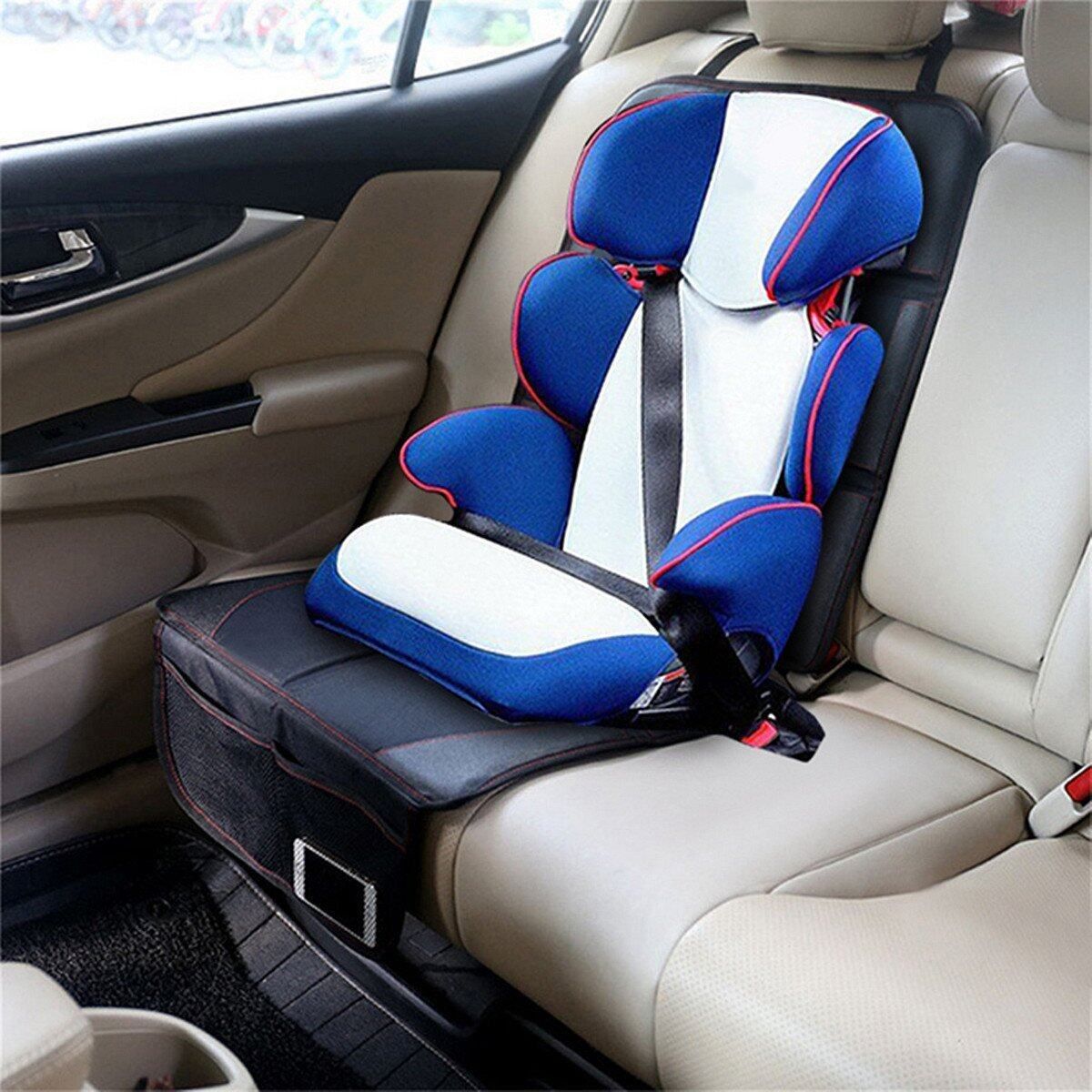 Car Seat Protector Child Baby Auto Seat Non-Slip Cover Organizer Storage Pocket