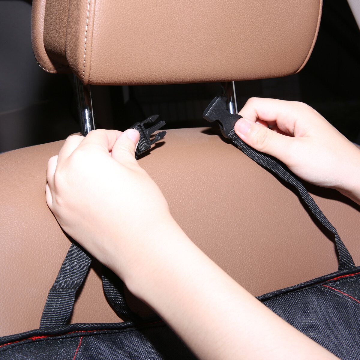 Car Seat Protector Child Baby Auto Seat Non-Slip Cover Organizer Storage Pocket