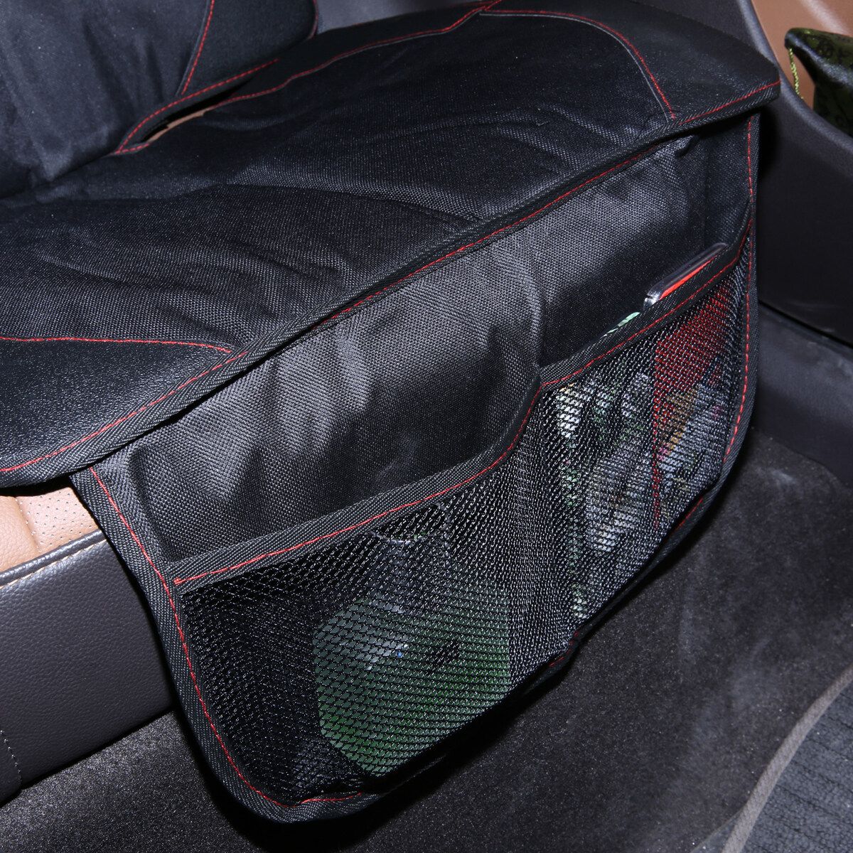 Car Seat Protector Child Baby Auto Seat Non-Slip Cover Organizer Storage Pocket