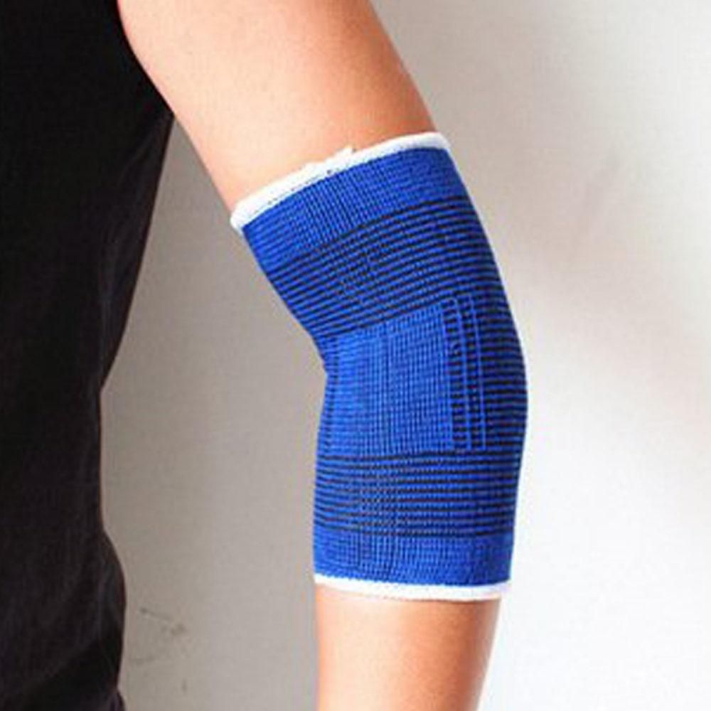 1 Pair Fitness Elastic Elbow Brace Compression Support Sleeve for Sports
