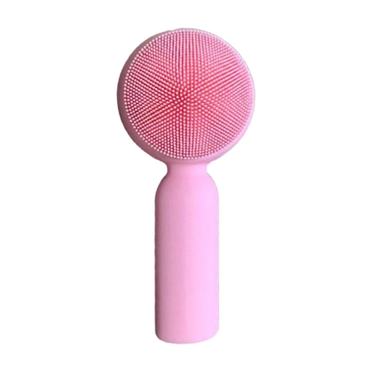 Face Scrubber Men Women Silicone Face Scrubber Pink