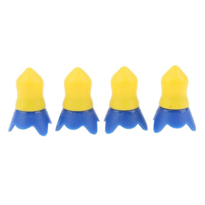 4 Pieces Reusable Silicone Earplugs Hearing Protection Ear Plug For