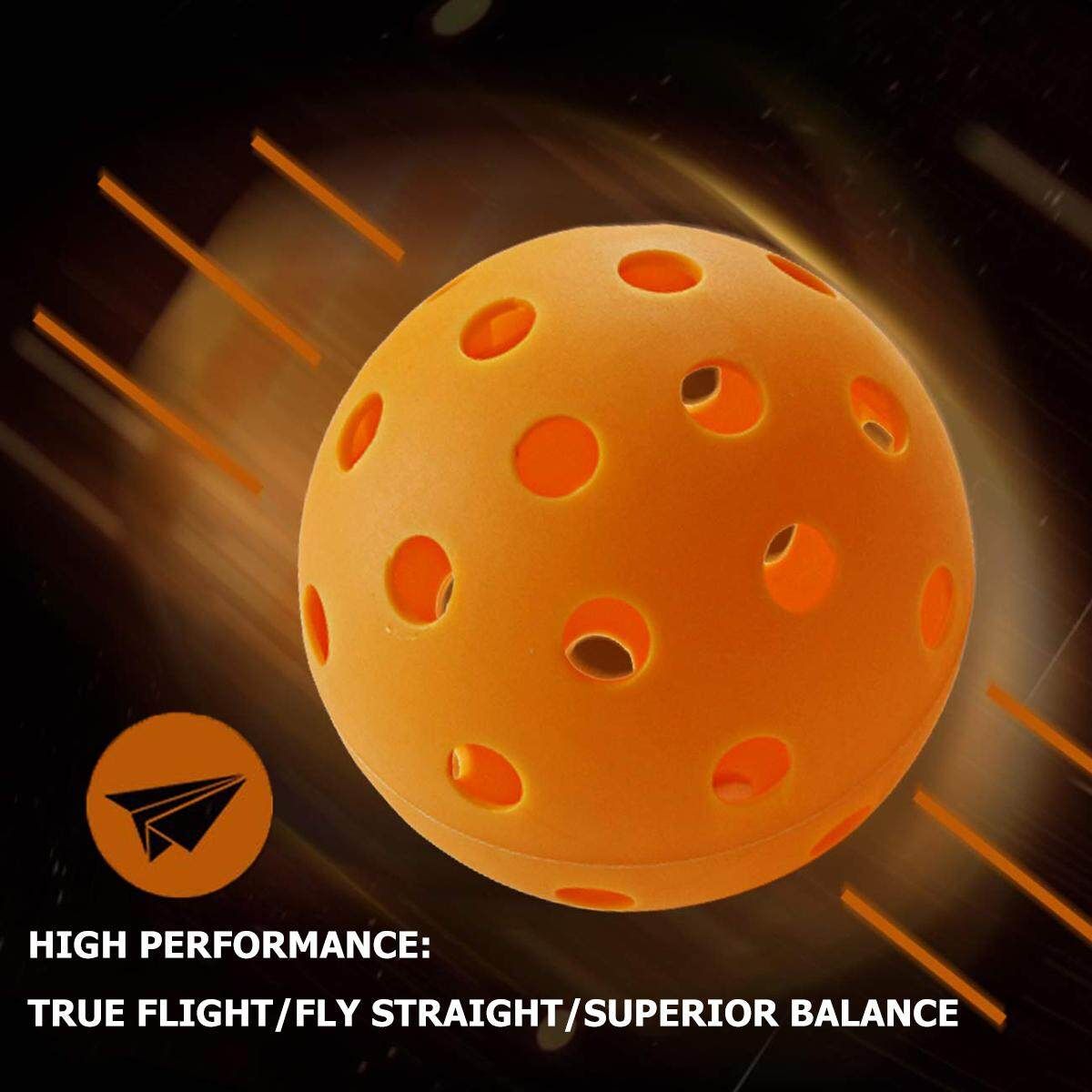 40 Hole High-Vis Optic Pattern Pickleball Ball For Game Practice Training