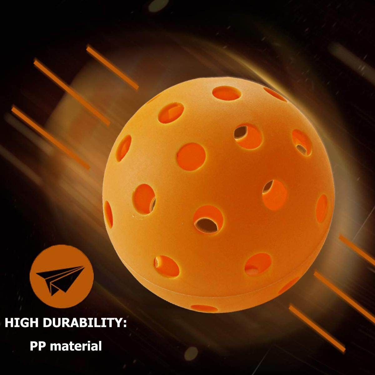 40 Hole High-Vis Optic Pattern Pickleball Ball For Game Practice Training