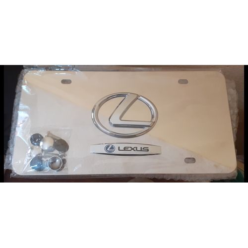 3D Chrome Stainless Steel License Plate