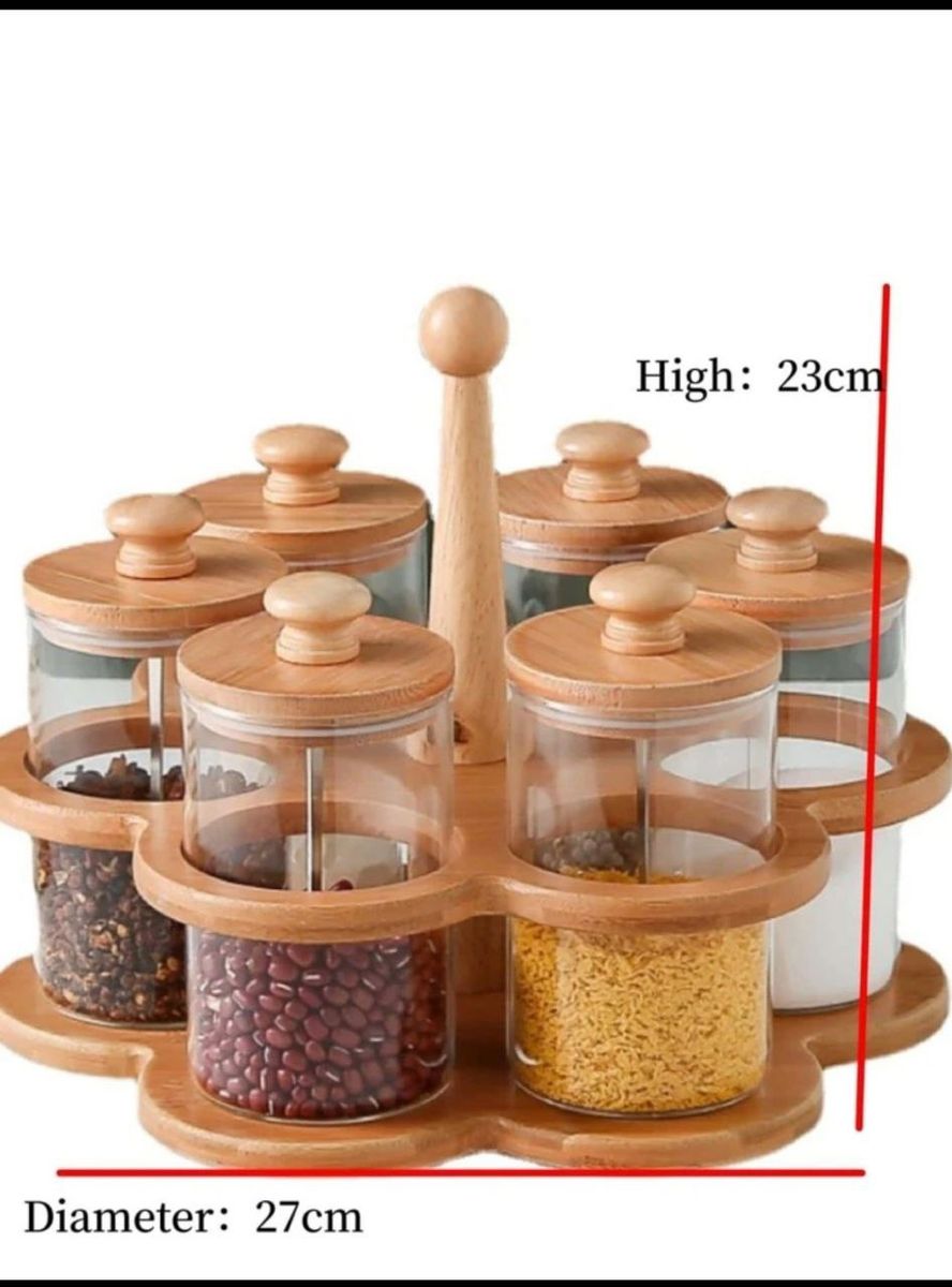 Multi-Functional Kitchen Seasoning Jar - 6Pcs Set