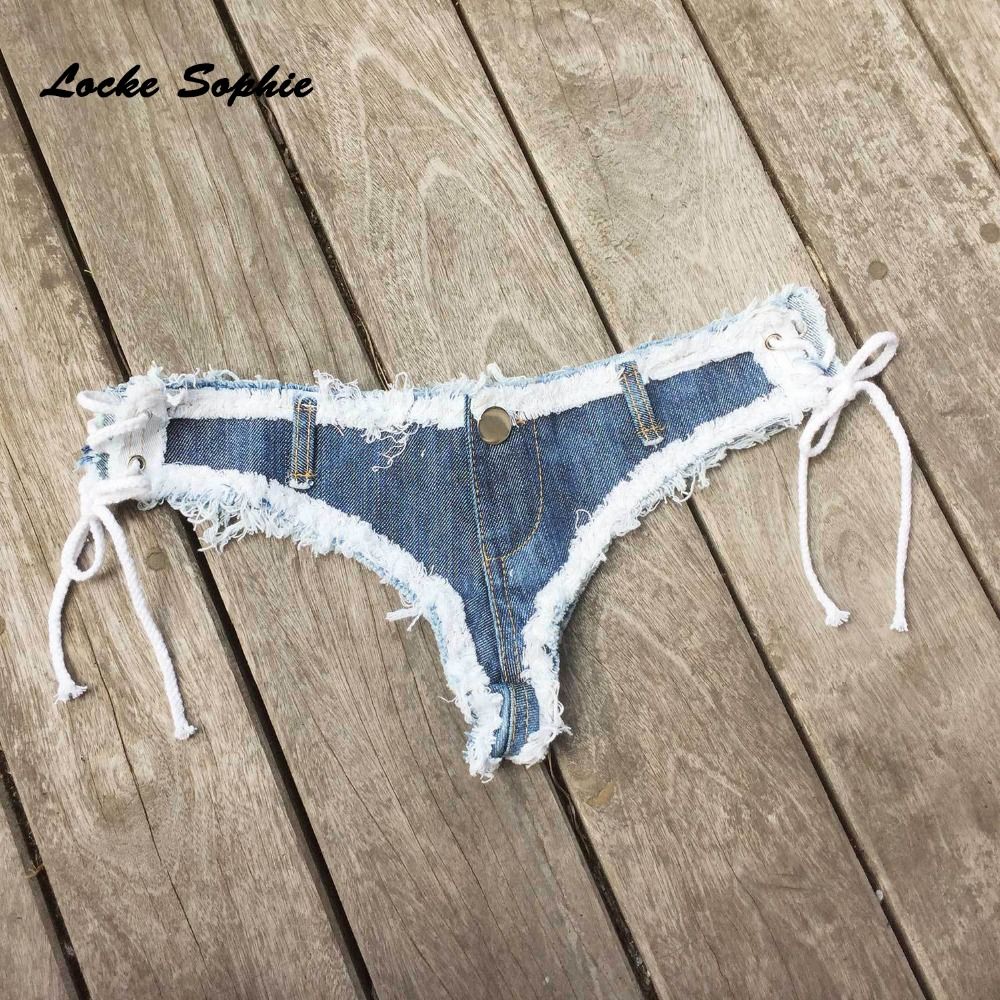 1pcs Low Waist Sexy Women Super Short Jeans Denim Shorts