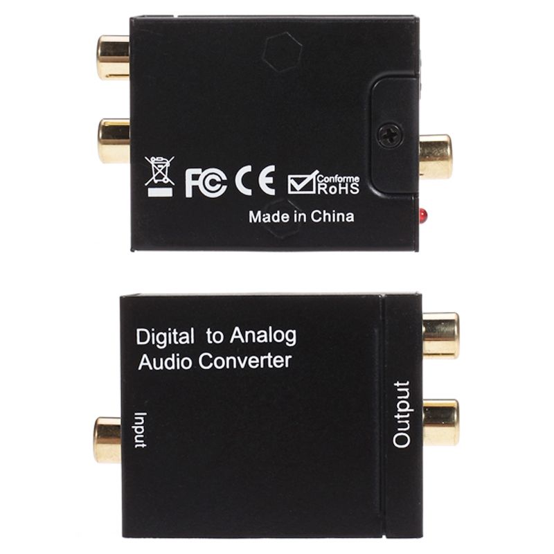 Digital Optical Coax To Analog Audio Converter