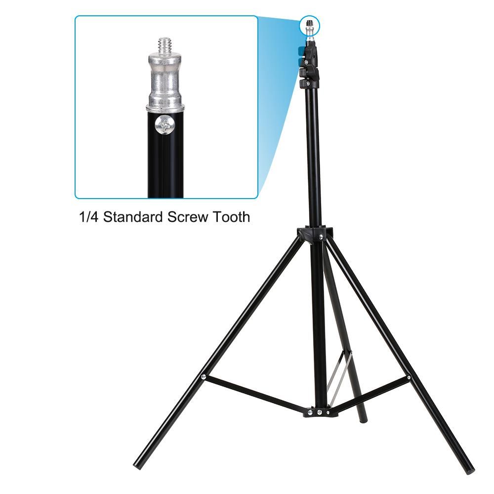Tripod Bracket for Thermometer Adjustable Height, Infrared Thermometer Fixed Support, Non-slip, 2.1M 1/4 Screw Tooth