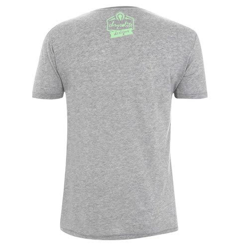 Riding On Grace Print Tshirt - Grey