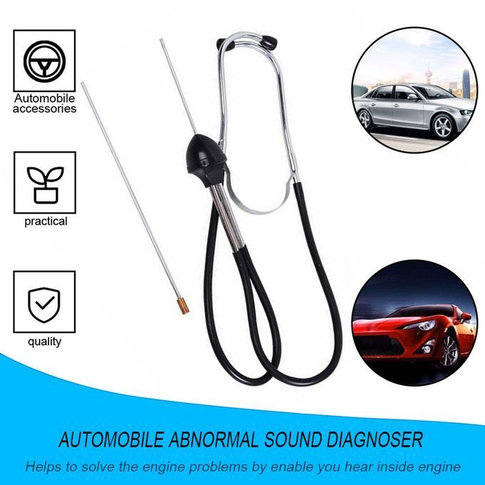 Ar  Ylinder Stetho  Engine Noise Abnormal Sound Diagnosti  Tool  Y06010-black & Silver