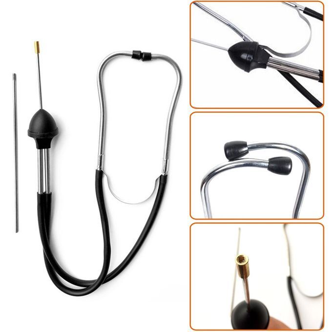 Ar  Ylinder Stetho  Engine Noise Abnormal Sound Diagnosti  Tool  Y06010-black & Silver