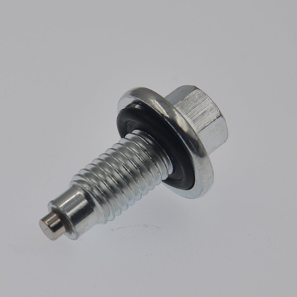 Pra Ti Al Engine Oil Drain Plug  Rush Washer S Rew Oil Drain S Rew Durable Portable Gaskets S Rew 653096-silver+black