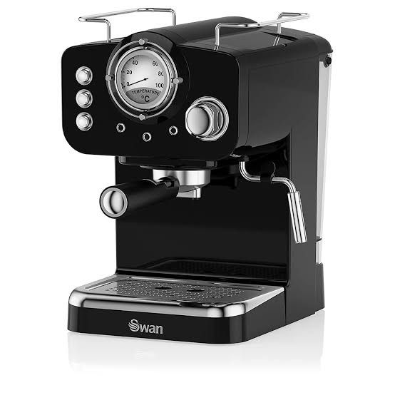 Swan Espresso And Coffee Machine With 15 Bar Pump Pressure
