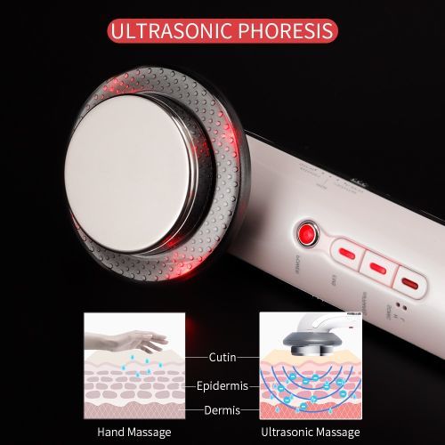 3 In 1 Facial Lifting EMS Infrared Ultrasonic Body Massager Device Ultrasound Slimming Fat Burner Cavitation Face Beauty Machine
