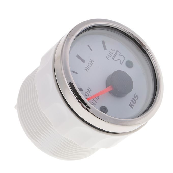 White Water Gauge Boat Holding Tank Waste Level Gauge 24033ohms 12