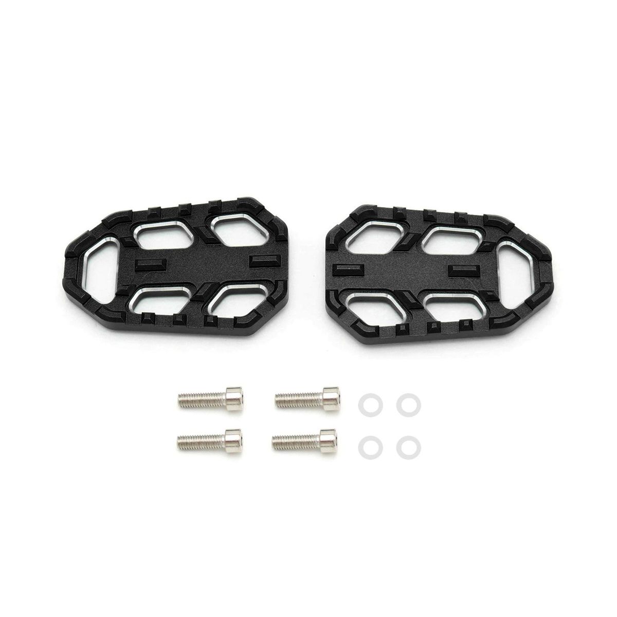 Motorcycle FootPegs Front Billet Wide Pedals Rest Footpegs Replacement for Kawasaki  Versys 650 1000 X300 2010-2019