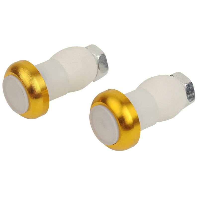 2PCS Bicycle Light Battery Powered Bicycle Handlebar Light Bike Signal Lamp Cycling LED Bar End Plugs Indicator Safety Lights